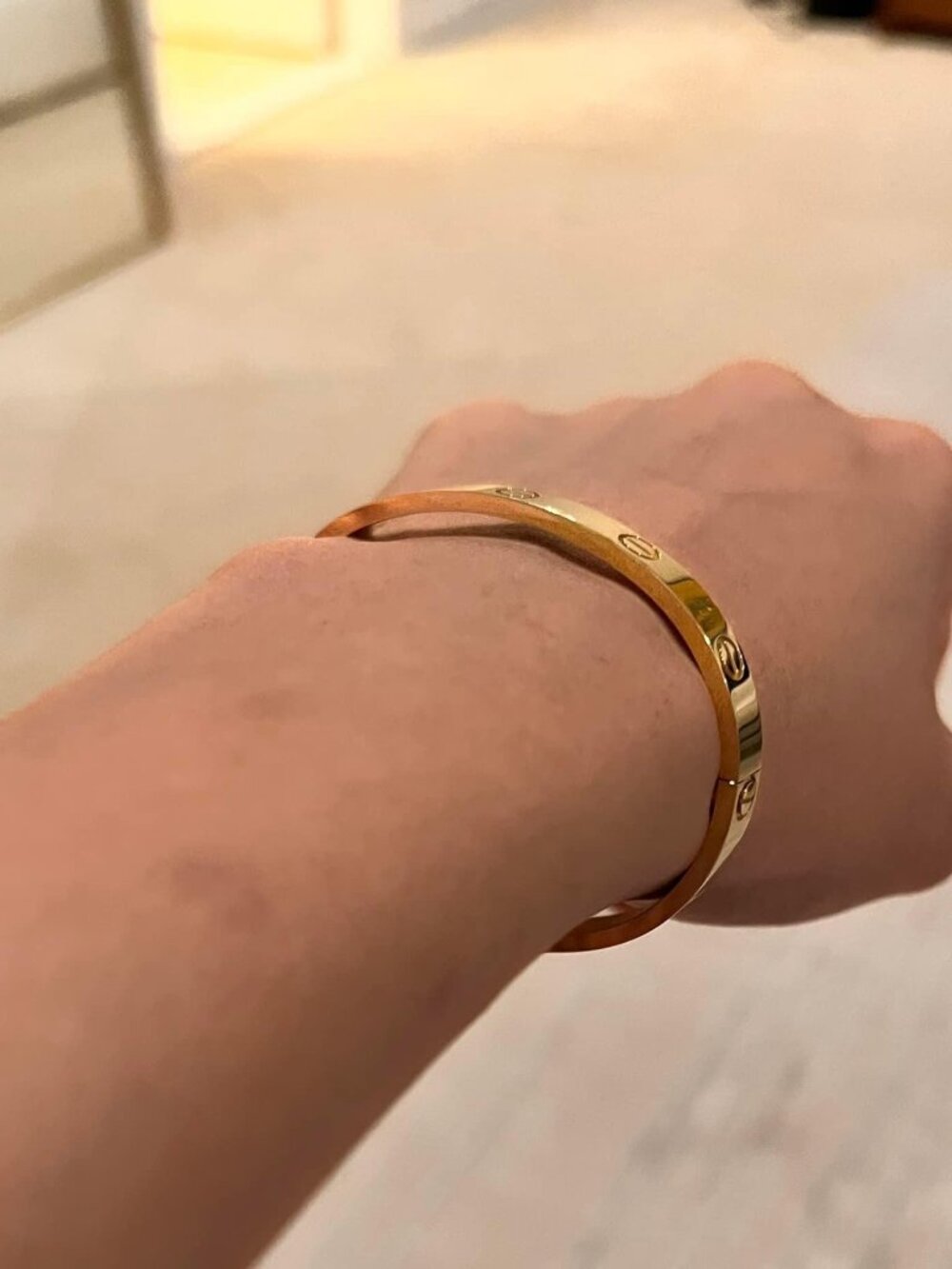 Yellow Gold Cartier Love Bracelet - Picture 6 of 7
